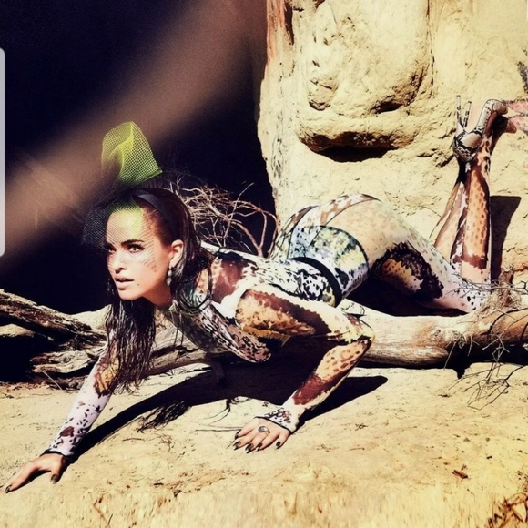 Wolford Serpentes Reptile prints Tights - Size M - Picture 2 of 10